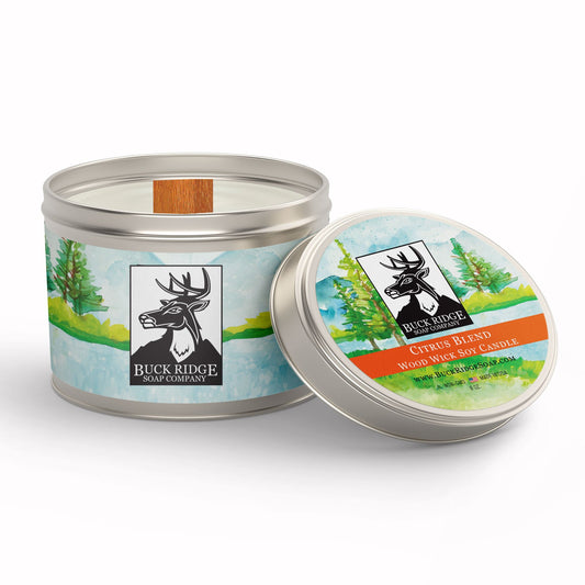 Citrus Blend Sustainable Wood Wick Soy Candle
