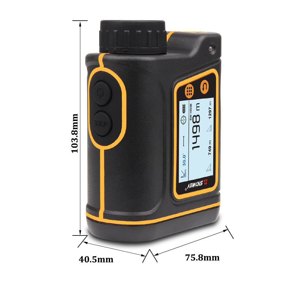 Telescope Laser Range Finder Digital Distance Meter Hunting Monocular Golf Rangefinder LCD Display Roulette Tape Measure