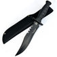 Fixed Blade Knife with Nylon Sheath in Non-Slip Handle and Black High Carbon Stainless Steel Blade for Outdoor Camping;  Hunting;  Survival;  Tactical;  and EDC