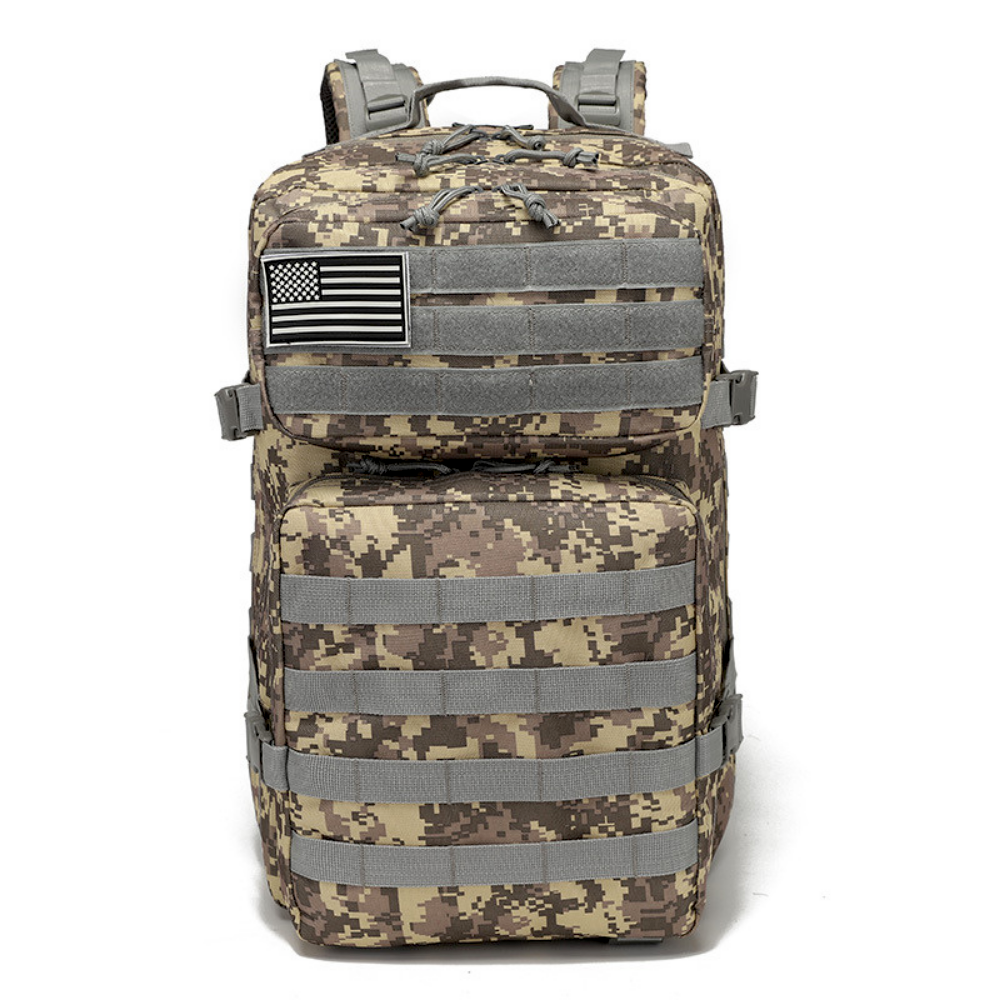 Military 3P Tactical 45L Backpack | Army 3 Day Assault Pack | Molle Bag Rucksack | Range Bag