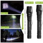 2Packs T6 Tactical Military LED Flashlight 50000LM Zoomable Rechargeable Flashlight Torch w/ 5Modes SOS Night Light