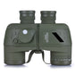 HD 10X50 High Power Binoculars with Rangefinder Compass for Hunting Boating Bird Watching Nitrogen Floating Waterproof